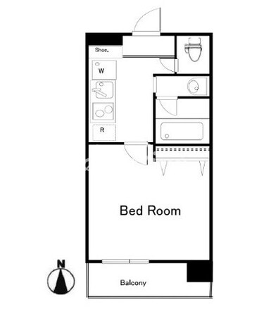 ドゥーエ西大島IIの物件間取画像
